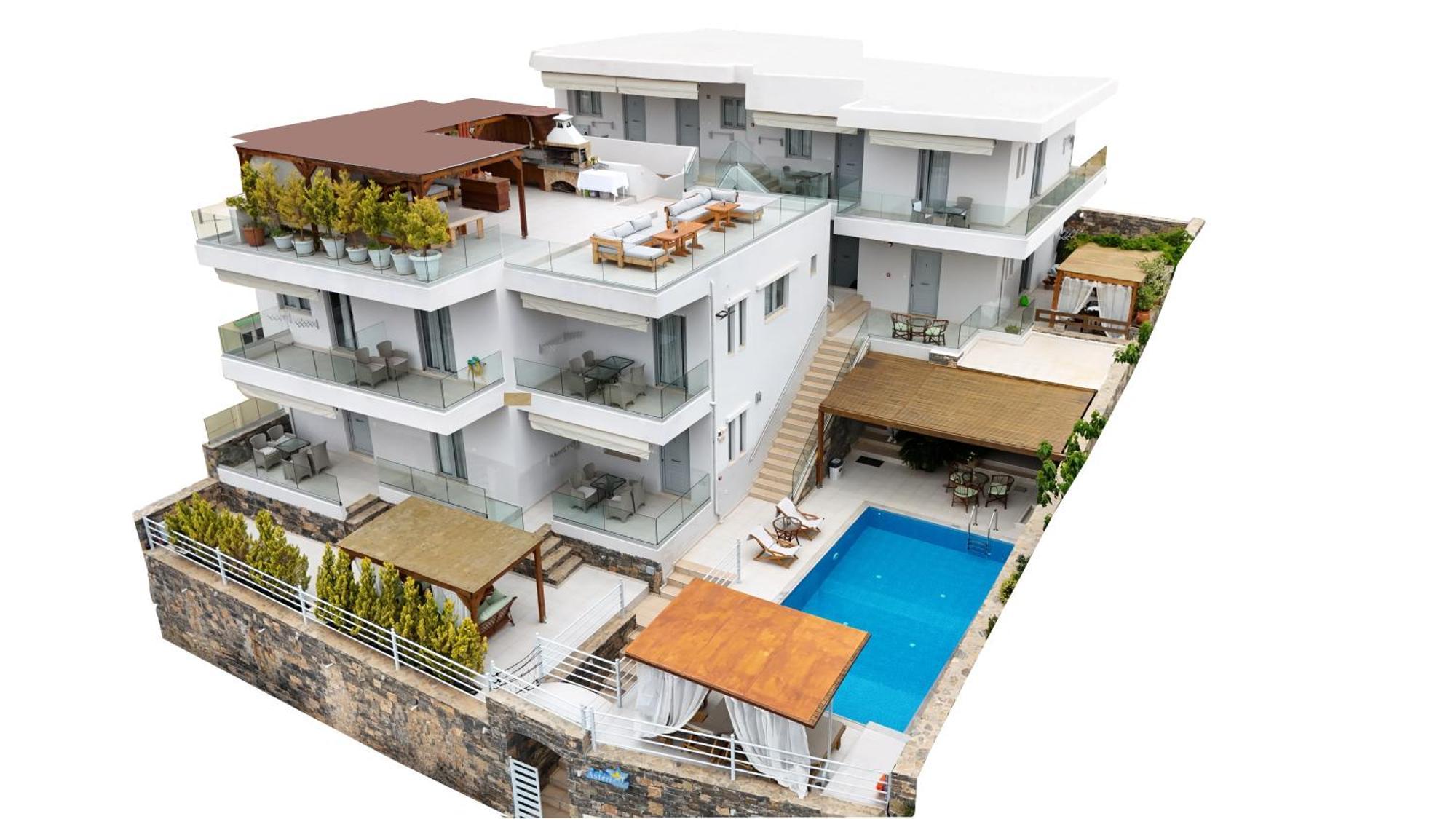 Asteri Apartments Und Studios Makrýgialos Exterior foto